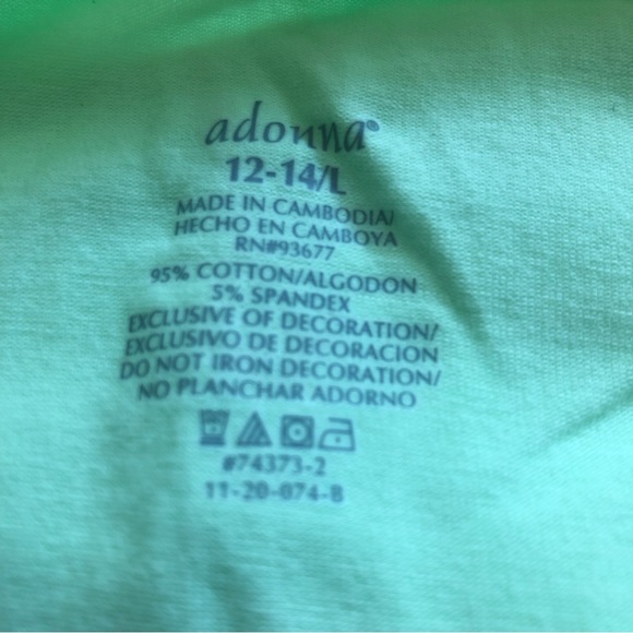 NWT ladies sleep top. Size Large (12-14) - Picture 3 of 4